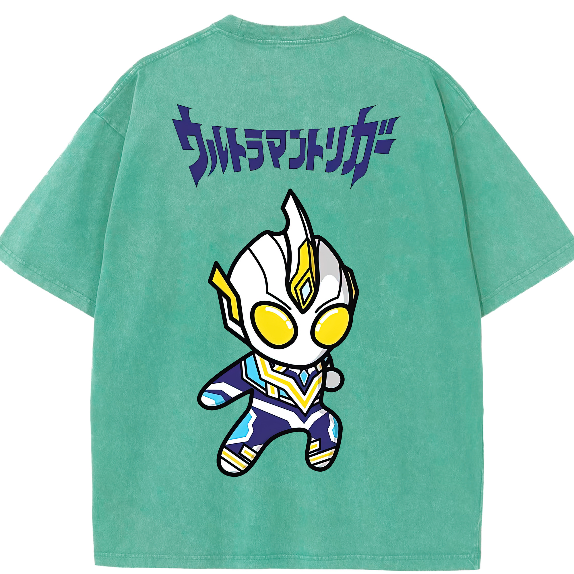 （画像用） ウルトラマン Ultraman 綿100% ヴィンテージ風 半袖Tシャツ（背面プリント）